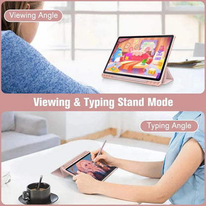 Funda Híbrida Slim Para Samsung Galaxy Tab S6 Lite Rosa