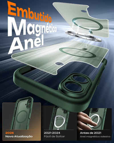 Funda Para iPhone 17, Compatible Con Magsafe Verde Lima