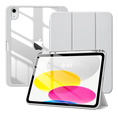 Funda Para iPad A16, 11va Gen 11'' 2025 Y 10ma Gen 10.9'' Gris