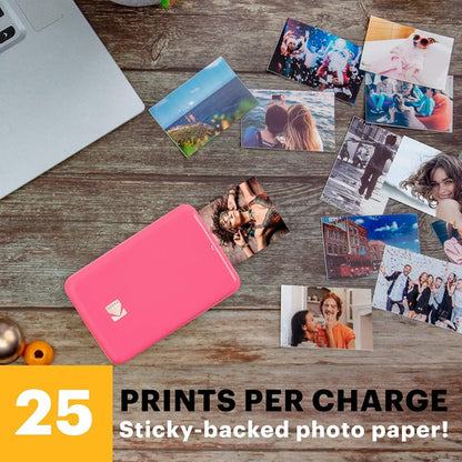 Impresora De Fotos Kodak Step Instant Smartphone - Rosa Rosa
