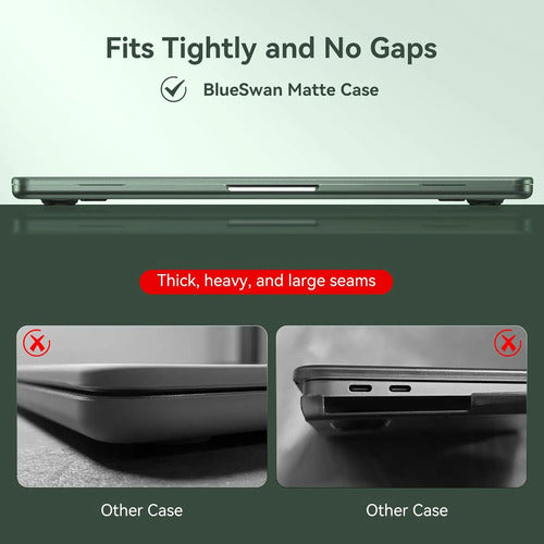 Funda Blueswan Para Macbook Air 13 Pulgadas Verde Oscuro