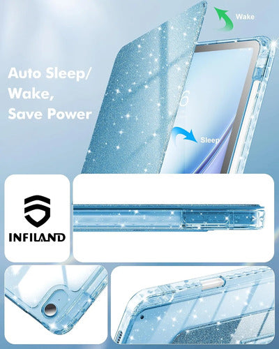 Funda Giratoria Para iPad Air 11' Azul