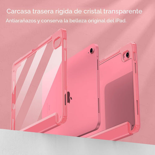 Funda Para iPad (a16) De 2022 Y 2025 11' Y 10.9' Rosa Chicle