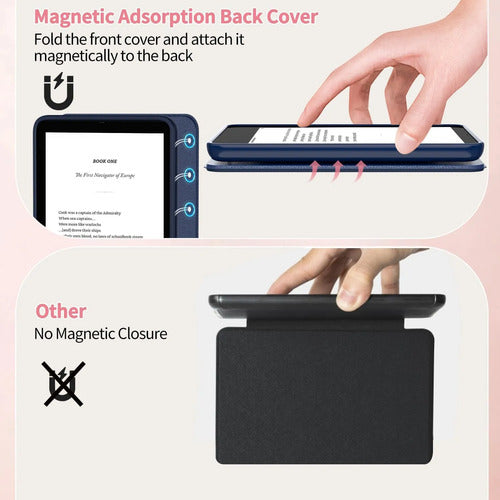 Funda Para Kindle 6 Pulgadas 2024 Y 2022 (11 Gen) Azul Marino