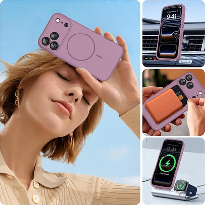 Funda Magnética Miracase Para iPhone 17 Pro Max Lila