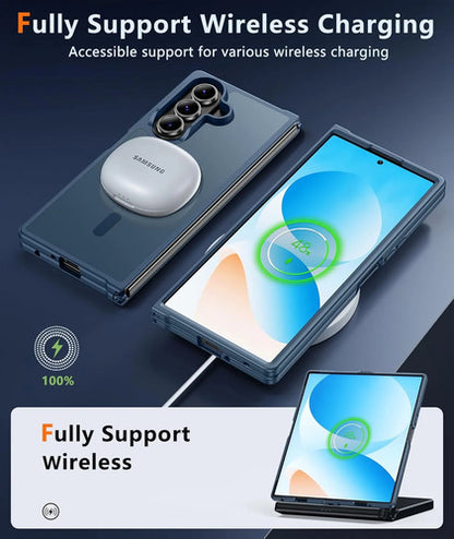 Funda Para Samsung Galaxy Z Fold 7 Azul Lisa