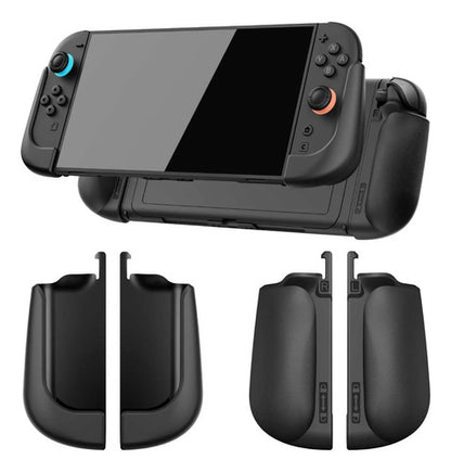 Set De Agarre Ergonómico Para Nintendo Switch Joycons Negro