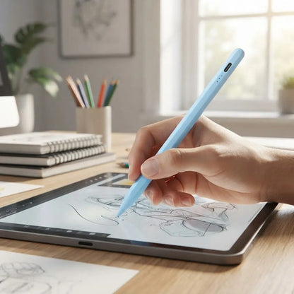 Lapiz Universal Para iPad Y Tablets Celeste