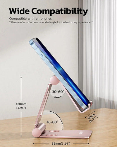 Soporte De Teléfono Plegable Doble Nulaxy