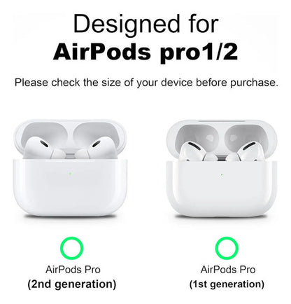 Estuche Compatible Con AirPods Pro 2 Negro