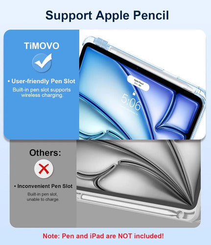 Funda Timovo Para iPad Air 11 Pulgadas Celeste