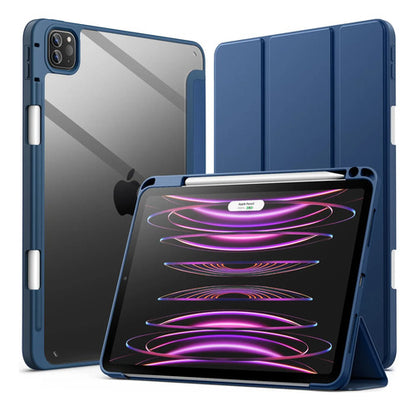 Funda Para iPad Pro 11 Pulgadas Con Soporte Para Lapiz Azul Marino