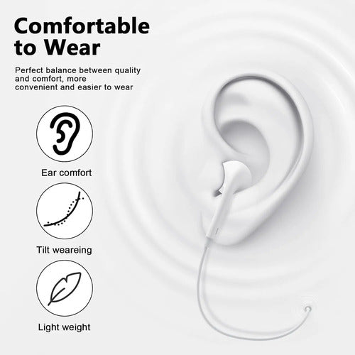 2 Pack Auriculares Usb C Con Micrófono Para iPhone 16 15 Blanco