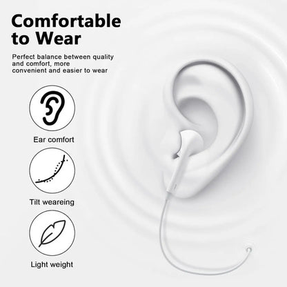 2 Pack Auriculares Usb C Con Micrófono Para iPhone 16 15 Blanco