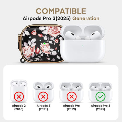 Estuche Funda Para AirPods Pro 3ra Gen Con Llavero Rosa Chicle