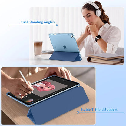 Funda Moko Para iPad Air Con Soporte Para Lápiz Azul Marino