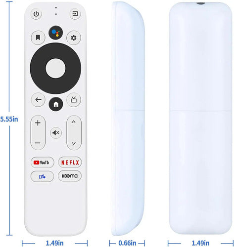 Control Remoto De Voz Para Onn Android Tv Fhd 4k Uhd Negro