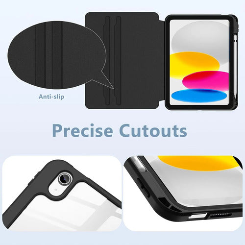 Funda Giratoria Para iPad Negro