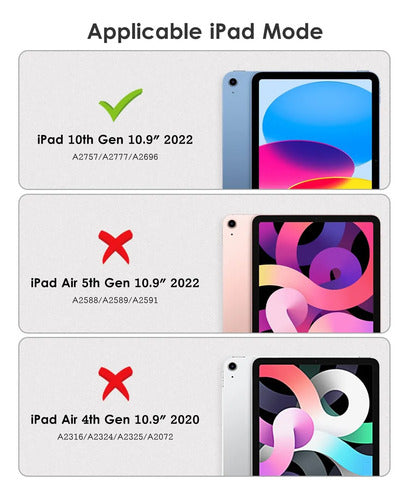 Funda Para iPad A16 11'' Y iPad 10.9'' Celeste
