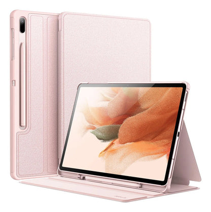 Funda Jetech Para Samsung Galaxy Tab S8/s7 Con Soporte S Pen Rosa Lisa