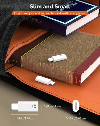 Adaptador De Audio Para Auriculares Usb C A Lightning Blanco