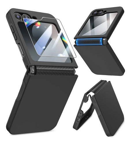 Funda Para Samsung Galaxy Z Flip 6 Y 5 Negro