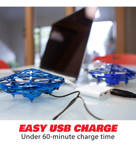 Dron Ovni Interactivo Force1 Scoot Azul