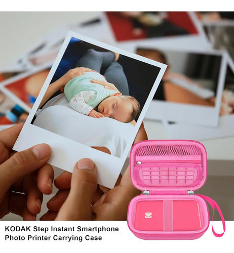 Estuche De Transporte Para Impresora De Fotos Kodak Step Rosa Chicle
