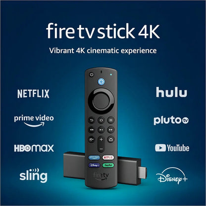 Amazon Fire Tv Stick 4k Ultra Hd Con Control De Voz Negro De Voz