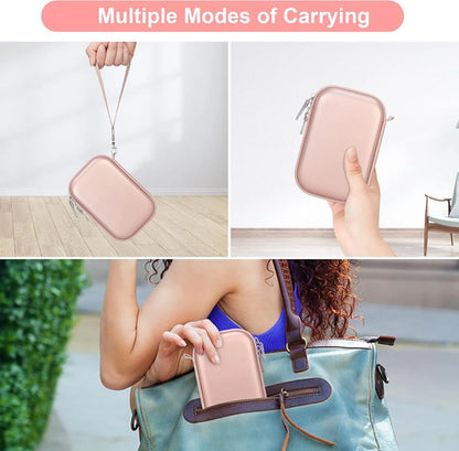Estuche Funda Para Impresora De Fotos Canon Ivy 2 Rosa Dorado