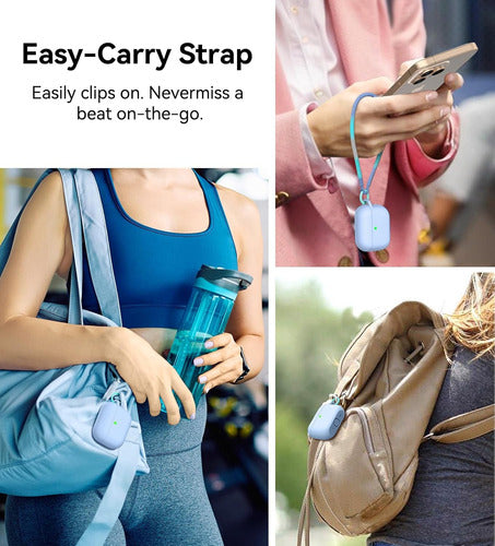 Funda Estuche Para AirPods Pro 3 2025 Azul