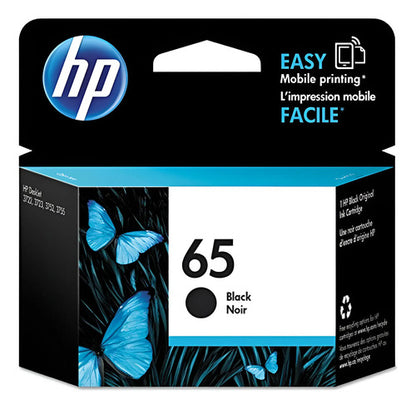 Cartucho De Tinta Hp 65, Original Y Negro, N9k02an