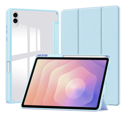 Funda Con Soporte Para Lápiz - Samsung Galaxy Tab S11 Ultra Azul
