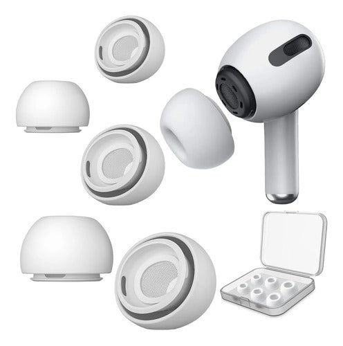 3 Pares De Puntas De Repuesto Para AirPods Pro & 2da ... Blanco