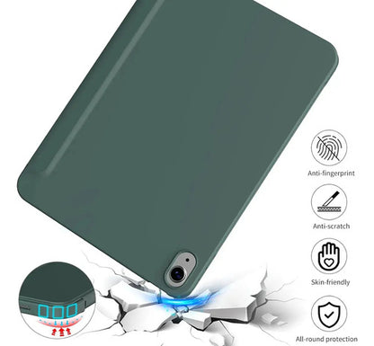 Funda Para iPad A16 10 (10.9 ) Y 11 Gen (2022-2025) Verde Musgo