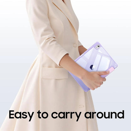 Funda Híbrida Delgada Para iPad Violeta Oscuro