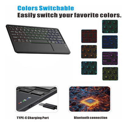 Funda Teclado Para Samsung Galaxy Tab S10 Lite/s10 Fe/s9 Fe Negro