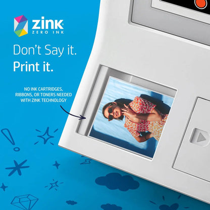 Papel Fotográfico Adhesivo Hp Sprocket Zink Blanco