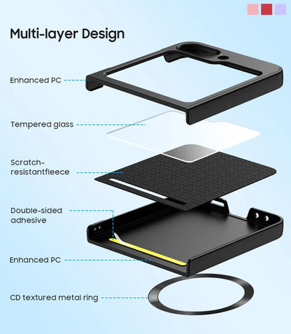 Funda Para Samsung Galaxy Z Flip 6/7 Fe Negro