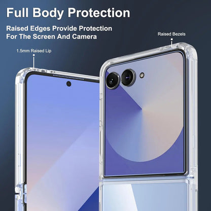 Funda Ultra-delgada Para Samsung Galaxy Z Flip 7 Transparente Lisa