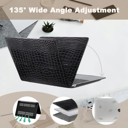 Funda Protectora Para Macbook Air 13.6  M2-m4 2022-2025 Negro