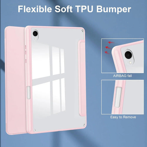 Funda Con Soporte Para Lápiz - Samsung Galaxy Tab S11 Ultra Rosa