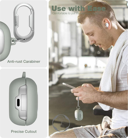 Funda Protectora Para Samsung Galaxy Buds, Verde Verde Oscuro