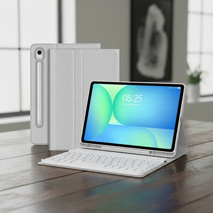Funda Con Teclado Para Samsung Galaxy Tab S10 Lite/s10 Fe... Gris