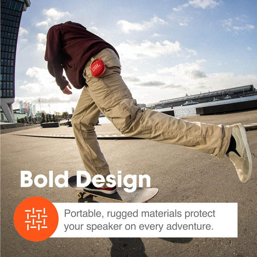 Jbl Clip 4: Parlante Bluetooth Ultracompacto E Impermeable Blanco