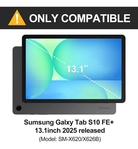 Funda Con Teclado Para Samsung Galaxy Tab S10fe+ Gris