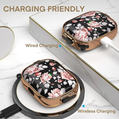 Estuche Funda Para AirPods Pro 3ra Gen Con Llavero Rosa Chicle