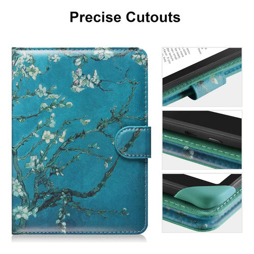 Funda Universal Para Kindle De 6 Pulgadas Floreado