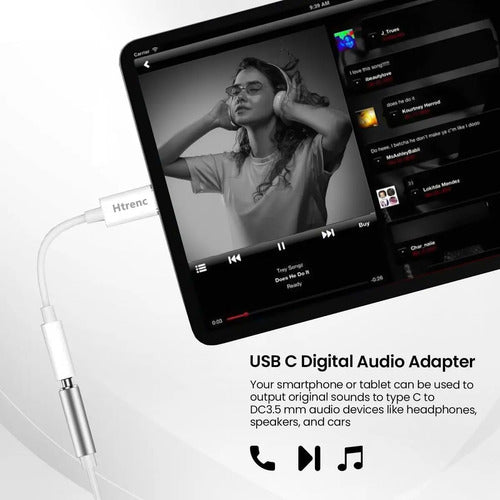 Adaptador Universal Usb-c A Jack 3.5mm Color