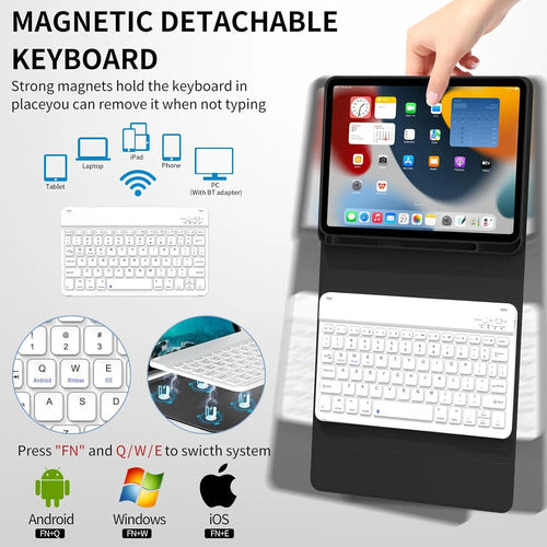 Funda Con Teclado Para iPad 10.9 Y 11  (2025/2022)